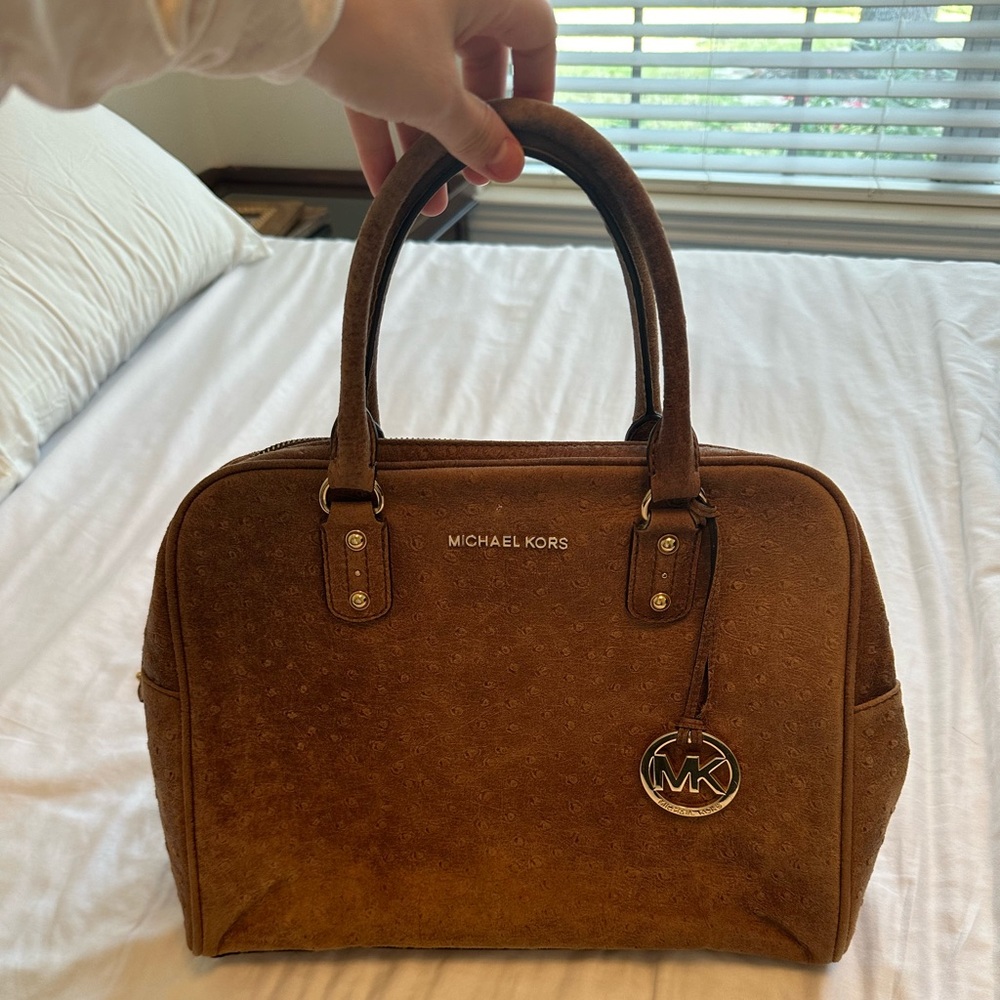 Michael Kors Ostrich Shoulder Purse
